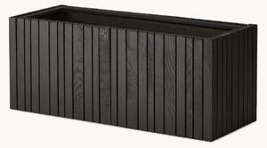 Fioriera in legno di frassino con sistema di auto-irrigazione GrowWIDE