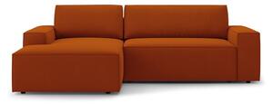 Divano letto color mattone (angolo sinistro) Jodie - Micadoni Home