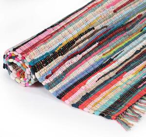 Tappeto Chindi Tessuto a Mano in Cotone 200x290 cm Multicolore