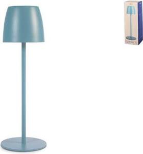 Lampada da tavolo Eureka in metallo turchese, 38 cm