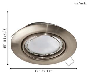 Eglo 94242 - Lampada LED da incasso PENETO 1xGU10-LED/5W/230V