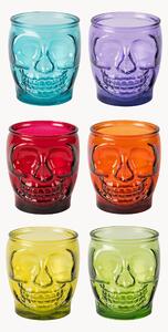 Set di 6 bicchieri Calavera