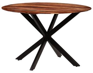 Tavolo da Pranzo in Legno Massello di Sheesham 120x77cm