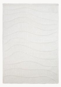 Tappeto in lana fatto a mano con motivo in rilievo Sculptured Wave