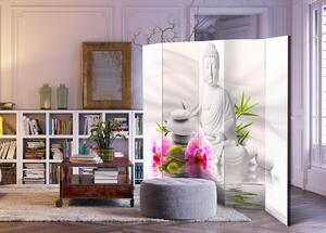 Paravento - Buddha and Orchids II [Room Dividers] 225x172