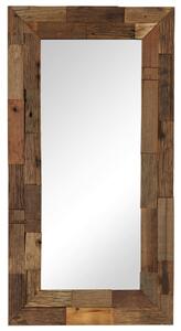 Specchio in Legno Massello di Recupero 50x110 cm
