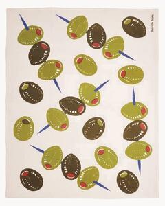 Strofinaccio con motivo olive Emmy