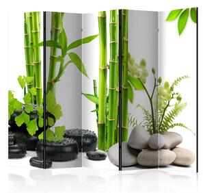 Paravento - Bamboos and Stones II [Room Dividers] 225x172