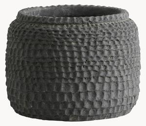 Portavaso in cemento dipinto a mano Aoba