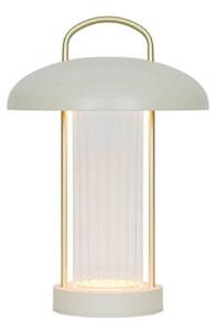 Nordlux Lampada da tavolo a LED Mirano, dimmerabile, Crema / Ambra, Soggiorno / Sala da pranzo, Metallo, Scandinavo, Lampada da tavolo LED