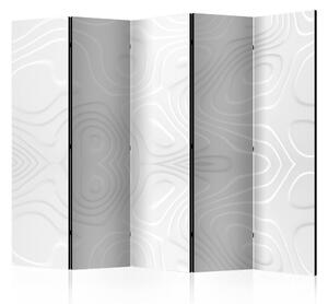 Paravento - Room divider - White waves II 225x172