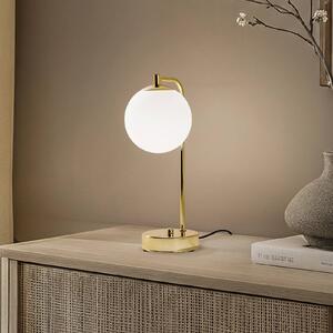 Lampada da tavolo Rico Domiluce, Ottone / Oro, Soggiorno / Sala da pranzo, Metallo, Moderno, Lampada da tavolo