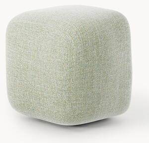 Pouf alto in bouclé Wolke