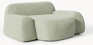 Poltrona lounge XL in bouclé Wolke