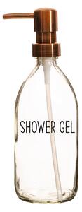 Sass & Belle Dispenser per ShowerGel in Vetro Trasparente