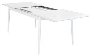 IMPERIUM - set tavolo in alluminio cm 160/240x90x76 h con 8 sedute