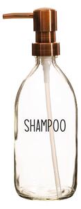 Sass & Belle Dispenser per Shampoo in Vetro Trasparente