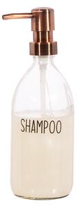 Sass & Belle Dispenser per Shampoo in Vetro Trasparente
