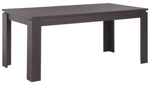 Tavolo da pranzo MDF legno scuro 180 x 90 cm moderno 6 persone minimalista scandinavo Beliani