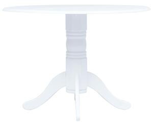 Tavolo da Pranzo 106 cm in Legno Massello di Hevea