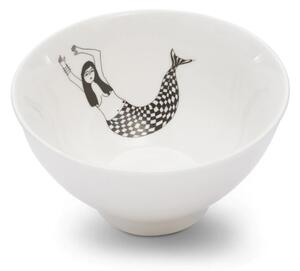 Zanetti Bowl in Porcellana Mermaid Martina ø 12,5 x 7,5 h