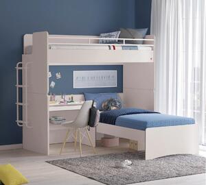 Letto a Castello Studio Bianco Set‑8 (90 × 200 cm)