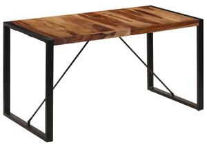 Tavolo da Pranzo 140x70x75 cm in Legno Massello di Sheesham