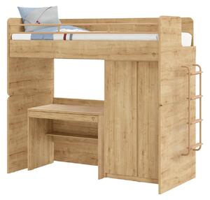Letto a Castello Studio Rovere Set‑6 (90 × 200 cm)
