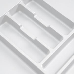 Emuca Portaposate Optima Vertex/Concept 500mm (Spalle 16mm), 400, Plastica bianca, Tecnoplastica