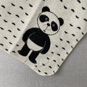 David Fussenegger Copertina Baby in Cotone Panda double face 70x90 cm
