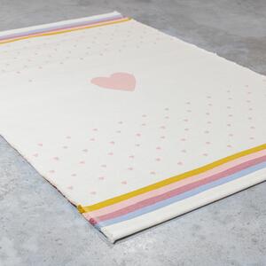 David Fussenegger Tappeto Amore da Cameretta in Cotone Riciclato 70x120 cm
