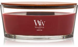 Woodwick Opulent Wood Rouge Oud candela profumata con stoppino in legno 453.6 g