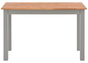 Tavolo da Pranzo 120x60x74 cm in Legno Massello di Rovere