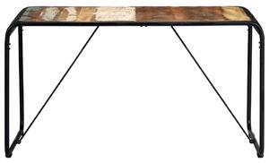Tavolo da Pranzo 140x70x76 cm in Legno Massello di Recupero