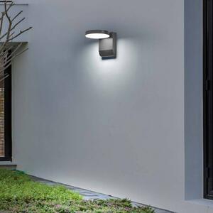 Applique a LED CMD 9082, antracite, larghezza 16 cm, CCT, IP54