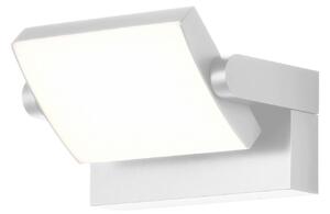Applique a LED CMD 9110, bianco, larghezza 21 cm, metallo, IP54