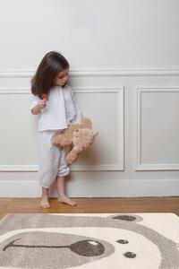 Afk Living Tappeto per bambini Soft Piccolo Orso 2 colori 80x150 cm Grigio
