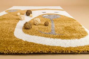 Afk Living Tappeto per bambini Soft Piccolo Orso 2 colori 80x150 cm Beige