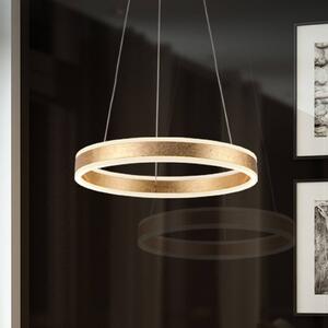 Schuller Valencia Lampada LED a sospensione Helia, color oro, Ø 50 cm, metallo