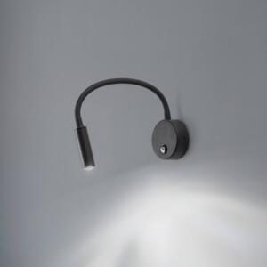 Applique da parete Lagos TK Lighting, Nero, Camera da letto, Metallo, Moderno, Applique