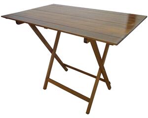 Tavolo pieghevole in legno 60x100