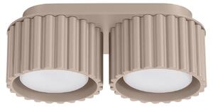 Lampada da soffitto AURA 2 taupe Gx53 2xGx53 10W alluminio 8x10x21cm Sollux Lighting