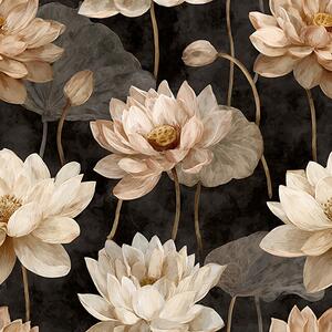 Carta da parati Loto, Parati fiori e piante classici, a00420 : Uwalls.it