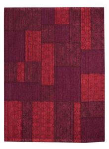 Tappeto patchwork in ciniglia di cotone Wallflor Rosso 62x124