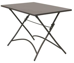 ROMANUS - set tavolo in metallo cm 110x70x72 h con 4 sedute