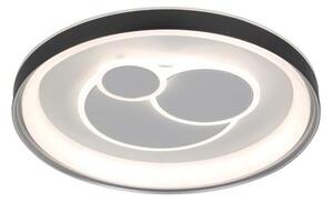 ITALUX PLF-54205-BK-WH - Plafoniera LED dimmerabile FLORINA LED/46W/230V nera + telecomando