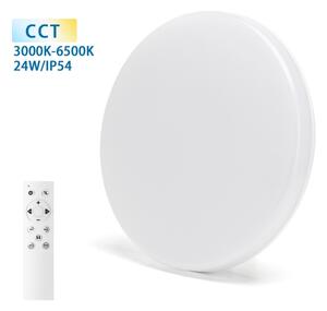Aigostar - Plafoniera LED da soffitto per bagno/24W/230V 3000K-6500K IP54 + telecomando
