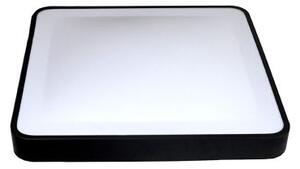 Plafoniera LED con sensore WILTON LED/24W/230V 4000K 33x33 cm nera