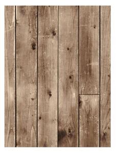 Tappeto finto legno in pvc pavimento 198x350 Marrone medio