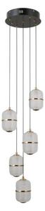 ITALUX PND-34375-5-BK - LED Lampadario a sospensione ALANI 5xLED/5,6W/230V 3000K nero